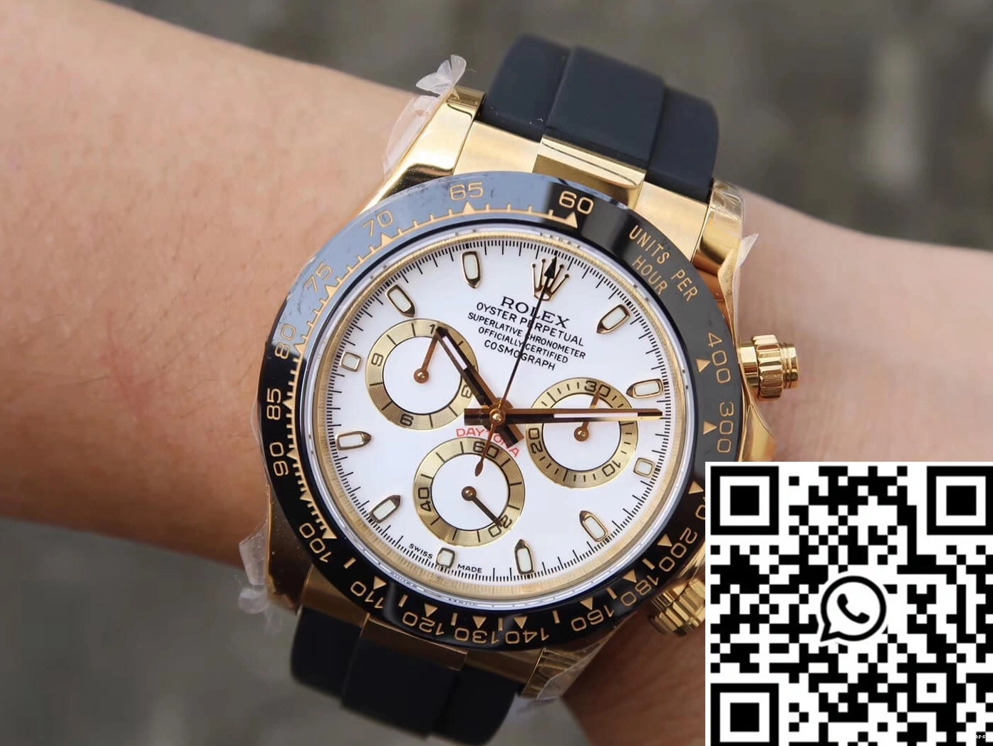 JH Daytona M116518ln-0041 Cosmograph Factory Rolex White Dial 0524